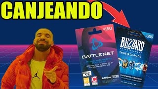 COMO CANJEAR TARJETA DE REGALO DE BATTLENET  Y COMPRAR JUEGOS [upl. by Lucio]