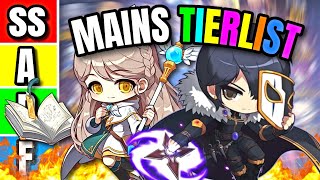 Maplestory BEST Mains TIERLIST pre milestone [upl. by Fayth]