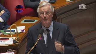 Michel Barnier en roue libre craque règlement de compte à lassemblée [upl. by Voorhis801]