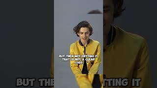 Timothée Chalamet on his Process for Film [upl. by Ernestine]