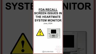 Screen problem in LVAD Heartmate 3 FDA recall lvad [upl. by Norrie331]