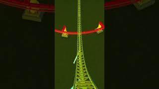 steepest roller coaster drop Front Seat POV [upl. by Gine]