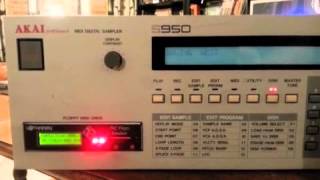 AKAI s950 MOD with SD Card Reader [upl. by Tews]