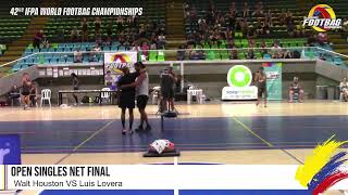 World Footbag Championships 2023  Open Singles Net Finals [upl. by Airehtfele]