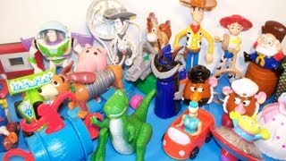 1999 DISNEYS TOY STORY 2 SET OF 20 McDONALDS HAPPY MEAL MOVIE COLLECTION TOYS VIDEO REVIEW [upl. by Pardner328]