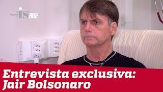 Exclusivo Bolsonaro fala pela primeira vez após atentado [upl. by Inglis]