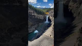 Ram Falls in the Canadian Rockies throwing Autumn Festival canadianrockies banff alberta [upl. by Pearl398]