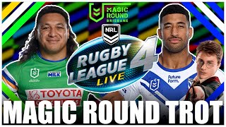 The Bulldogs Trot All Over the Canberra Raiders at Magic Round on RLL4 NRL Round 11 [upl. by Auhsuj790]