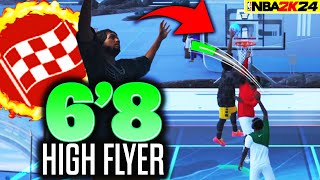 This High Flyer Build Is DOMINATING PARK Contact Dunks on NBA 2K24 [upl. by Rockey]