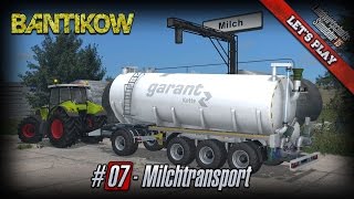 Server Lets Play LS 15 ★ Bantikow ★ 07 ★ Milchtransport [upl. by Neitsirk]