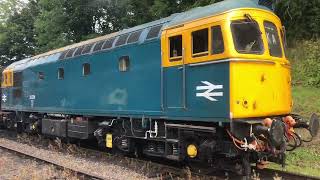 Class 33 at the Battlefieldline Railway [upl. by Newell45]