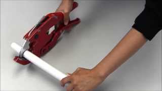 How to Use PVC Pipe Cutters [upl. by Rehtul]