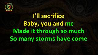 Alaine  Sacrifice Karaoke Version [upl. by Zerelda]