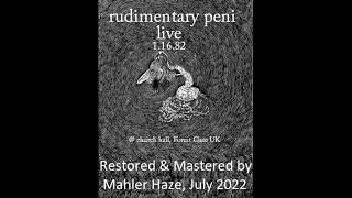 Rudimentary Peni UK Live  Church Hall Forest Gate UK January 16th 1982 2022 Remaster [upl. by Ragouzis]