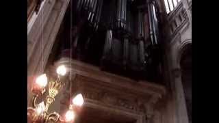 More Music at St Eustache Cathedral PARIS Powerful Pipe Organ [upl. by Eadwina]