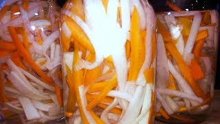 Vietnamese Pickled VegetablesEasy and Delicious Vietnamese Pickled Daicon and Carrots [upl. by Ethan]