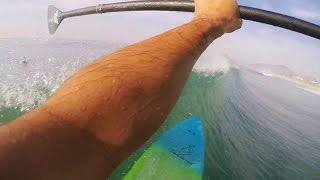 SUP SURFING 710  RIO DE JANEIRO  RECREIO  GOPRO [upl. by Raji423]