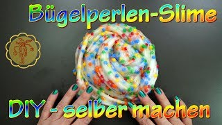 Slime BügelperlenSlime  selber machen  DIY [upl. by Moitoso]