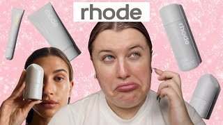 I USE ONLY RHODE SKINCARE FOR A MONTH ✨ RHODE SKIN REVIEW  Hannah Tyson [upl. by Gilmour]