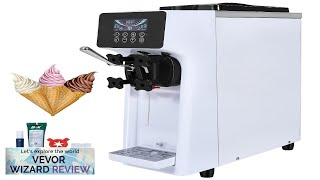 VEVOR Commercial Ice Cream Machine 106 QTH Yield 1000W Single Flavor Countertop Review [upl. by Nadean]