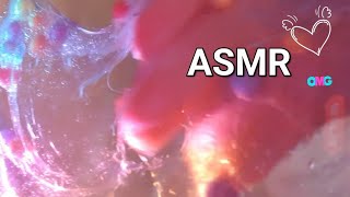 Trying slime asmr for the first time 🧚‍♀️🔮 [upl. by Ardnoyek]