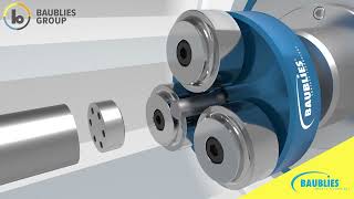 Baublies Ag Umformwerkzeug Umbördeln radial forming tool flanging tool [upl. by Atiuqan130]