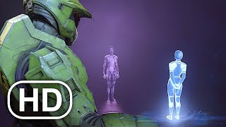 Awkward Master Chief amp New Cortana Meet Old Cortana Scene  Halo Infinite [upl. by Annawd]