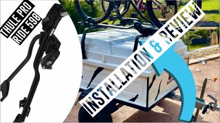 Thule ProRide 598 Bike Roof Carrier How To Install Beginners Guide Review amp Installation [upl. by Schwerin]