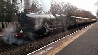 Vintage Trains Clun Castle Polar Express Whitlocks End 15122023 [upl. by Dorene488]