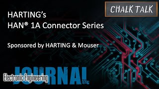 HARTINGs HAN® 1A Connector Series  HARTING and Mouser Electronics [upl. by Fosque]