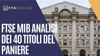 📈 Ftse Mib analisi live dei 40 titoli alla ricerca di occasioni [upl. by Jael]