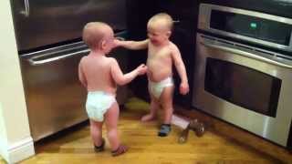 Talking Twin Babies  PART 2  OFFICIAL VIDEO [upl. by Buskirk]