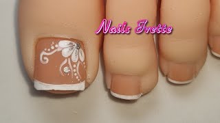 DISEÑO DE UÑAS PARA Pie SENCILLAS Y ELEGANTES  UÑAS DE LOS PIES DECORADAS SENCILLAS BONITAS [upl. by Ric]