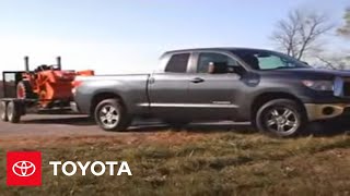 2007  2009 Tundra HowTo Towing Tips  Toyota [upl. by Lashonde136]