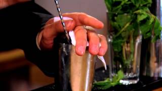 How to make a Julep mocktail with a Pomegranate twist [upl. by Fredel]