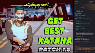 CYBERPUNK 2077  NEW Iconic Katana Byakko  HOW TO GET IT PATCH 15  NEW WEAPON [upl. by Ilek]