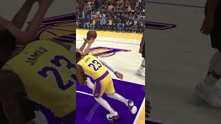 Lebron James Realistic Highlights in NBA 2K25 [upl. by Gaiser]