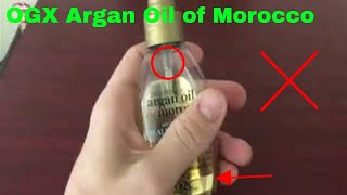 ✅ How To Use OGX Argan Oil of Morocco Review [upl. by Sidra947]