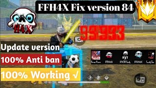 ffh4x v84 fix amp update version100 working free fire ob37 hack downloadtech for bd [upl. by Gladi141]