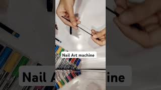 Diy Home made Nail art machine  Saharish Art and craft ❤️💕 [upl. by Tewell63]