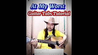 At my Worst Guitar Intro with Tabs Fingerstyle cover short video [upl. by Cele353]