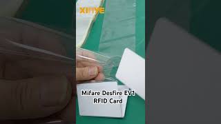 Mifare Desifre EV1 RFID Card nfccard xinye [upl. by Lindsey181]