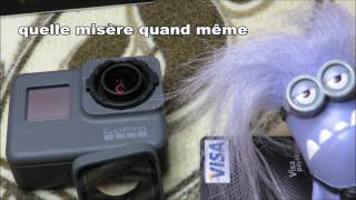 gopro hero 5 black comment enlever facilement la lentille de protection [upl. by Jorie879]