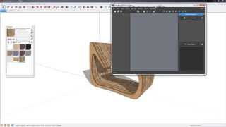 Basics of Texturing SketchUp to Kerkythea 03 [upl. by Grissom]