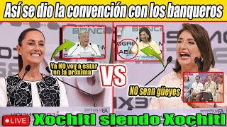 Esto fue lo que paso en la convencion con los banqueros Xochitl siendo Xochitl la vuelve a embarrar [upl. by Nelra756]