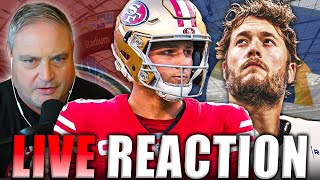 LIVE Reaction 49ers Lose 2724 vs Rams  Post Game Show [upl. by Jaworski]