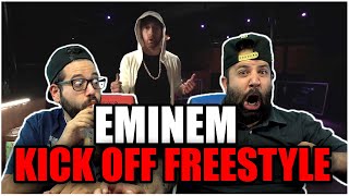 THE GOAT BARS Eminem  quotKick Offquot Freestyle REACTION [upl. by Vedette833]