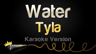 Tyla  Water Karaoke Version [upl. by Nelhsa230]