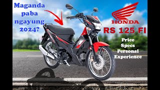 HONDA RS 125 FI 2023 MODEL  REVIEW amp PERSONAL EXPERIENCE [upl. by Sayce]