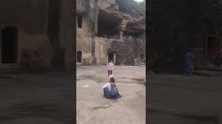 Ellora ajanta cave ॐ卐 siv temple sort short video youtube viral [upl. by Wakeen]